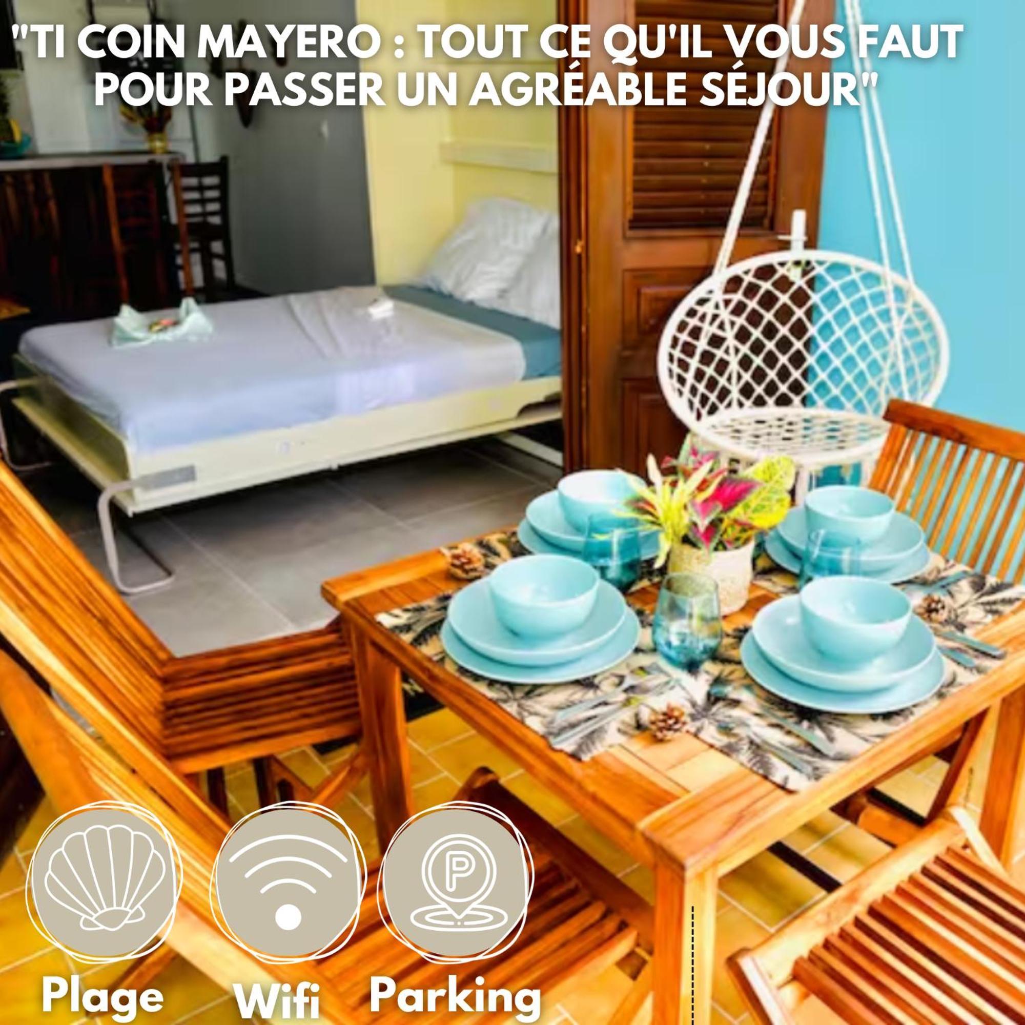 Ti Coin Mayero: Parking Free + Plage De Saint Anne Sainte-Anne Eksteriør bilde